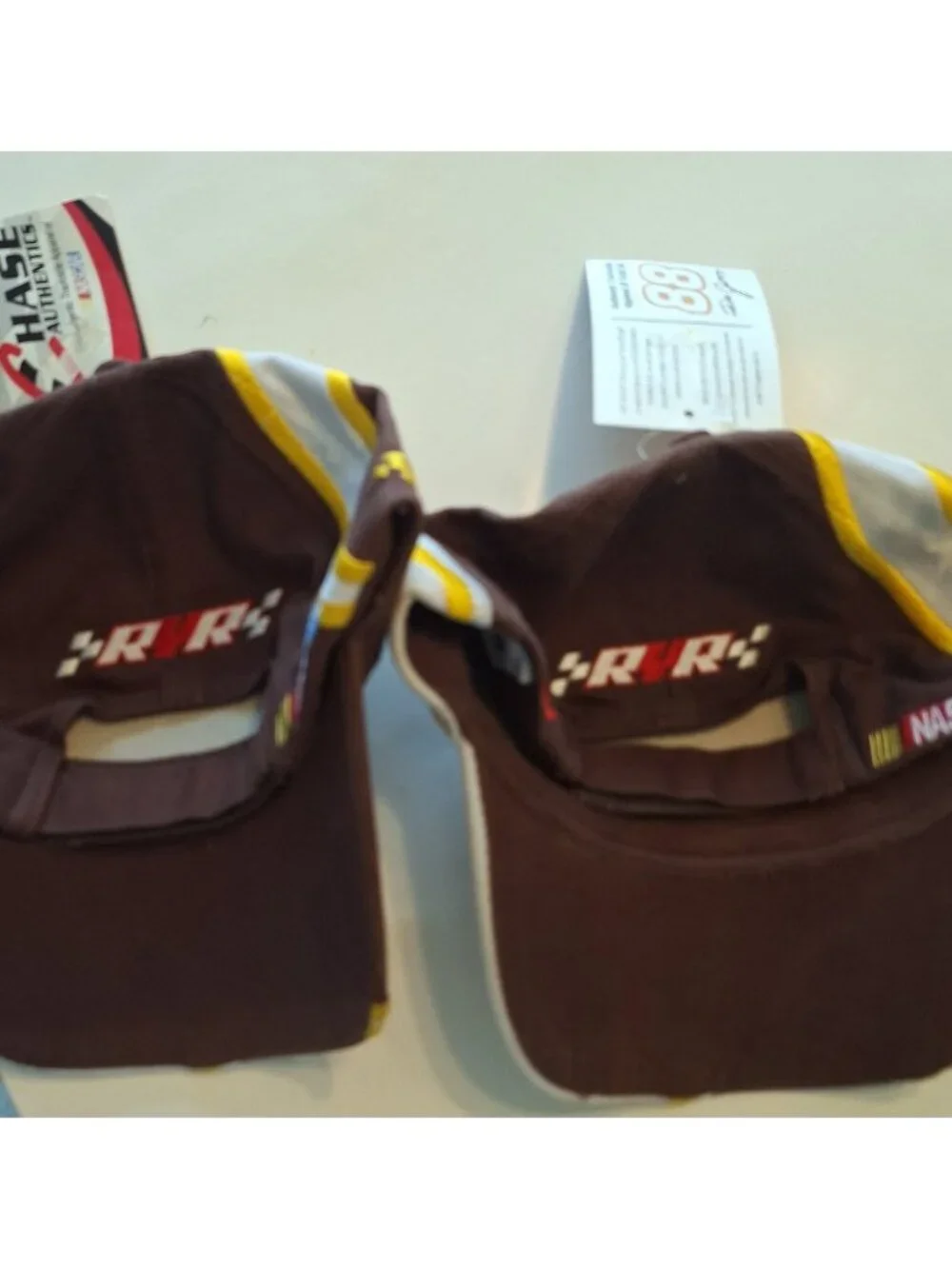 Dale Jarrett UPS #88 Chase Authentics Hat   NASCAR Racing RYR New Lot Of Two